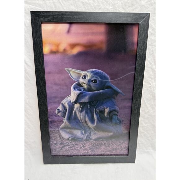 THE MANDALORIAN THE CHILD BABY YODA LENTICULAR ILLUSION PRINT STAR WARS - Picture 1 of 16
